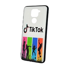 Чехол накладка для XIAOMI Redmi Note 9, силикон, рисунок TikTok танцы.