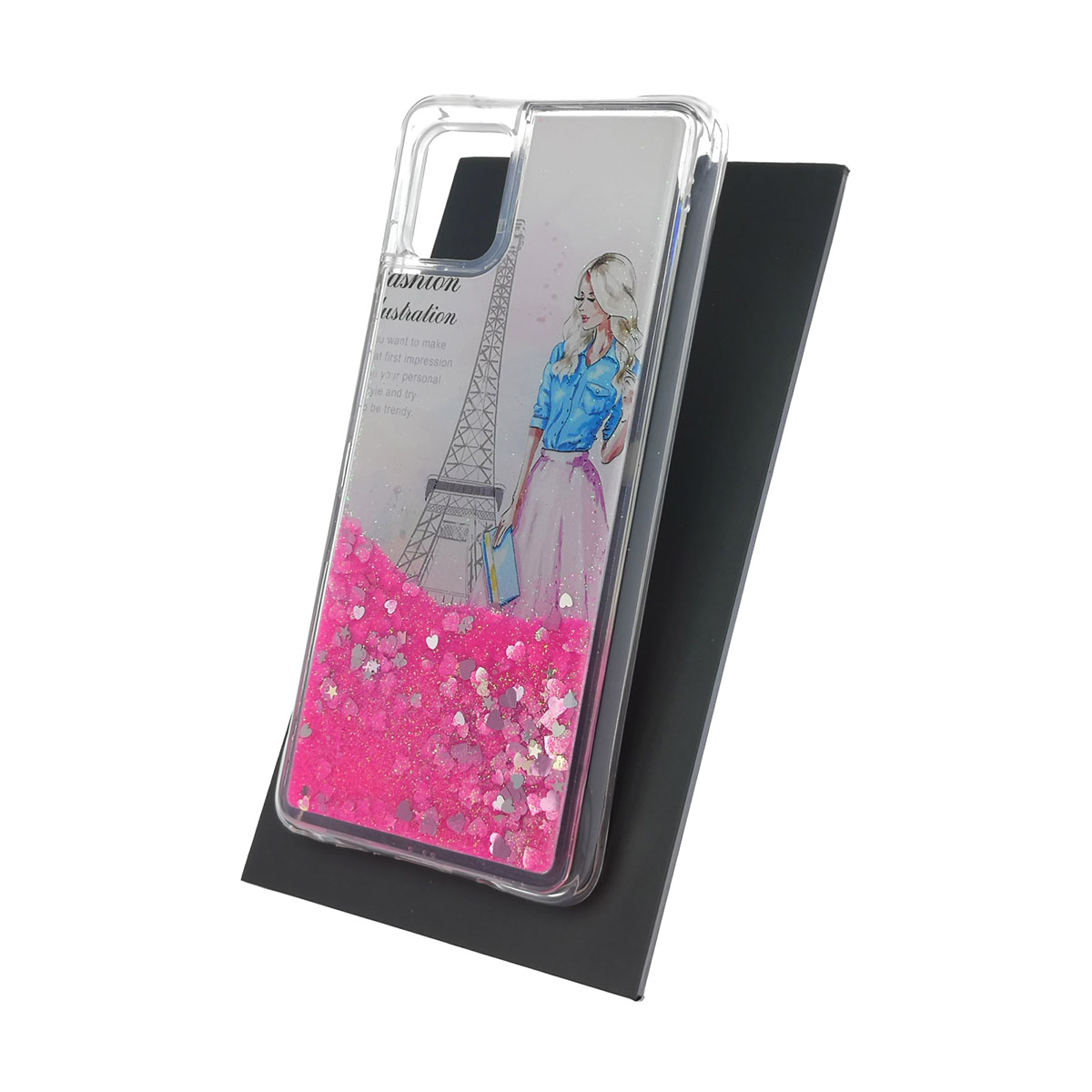Чехол накладка TransFusion для SAMSUNG Galaxy A81 (SM-AN815F), Note 10 Lite (SM-N770), силикон, переливашка, рисунок Париж.