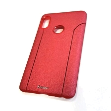 Чехол накладка для XIAOMI Redmi Note 5, Note 5 Pro, силикон, цвет красный