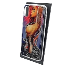 Чехол накладка для APPLE iPhone X, iPhone XS, силикон, глянцевый, рисунок Sway Goodwin