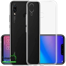 Чехол накладка J-Case для HUAWEI P Smart 2019 (POT-LX1), Honor 10 Lite (HRY-LX1), силикон, прозрачный.