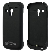 Чехол аккумулятор, Power Bank для SAMSUNG Galaxy i8190, 2000 mAh, цвет черный
