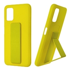 Чехол накладка L NANO для XIAOMI POCO M3, силикон, держатель, цвет желтый