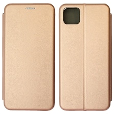 Чехол книжка STYLISH для SAMSUNG Galaxy A22S (SM-A226F), экокожа, визитница, цвет розовое золото