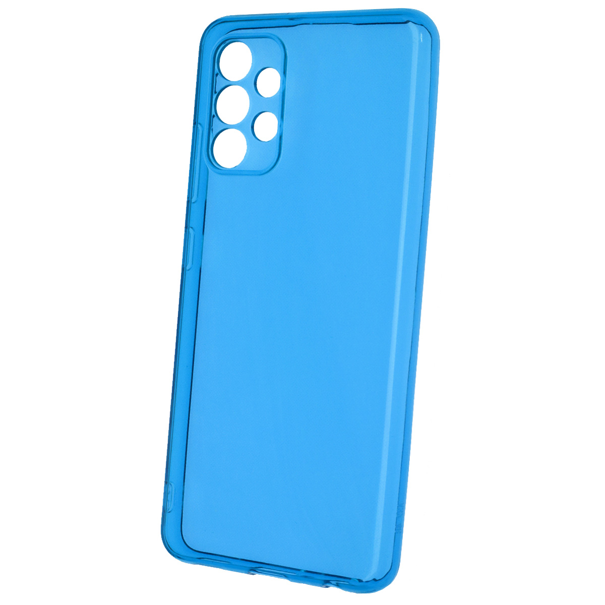 Чехол накладка Clear Case для SAMSUNG Galaxy A32 4G (SM-A325F), силикон 1.5 мм, защита камеры, цвет прозрачно синий Чехол накладка Clear Case для SAMSUNG Galaxy A32 4G (SM-A325F), силикон 1.5 мм, защита камеры, цвет прозрачно синий