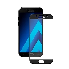 Защитное стекло 2D Full glass для SAMSUNG Galaxy A3 2017 /тех.пак/ черный.