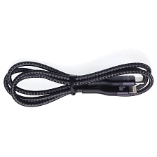 Кабель YESIDO CA155 USB Type C на Lightning 8 pin, PD20W, длина 1 метр, цвет черный Кабель YESIDO CA155 USB Type C на Lightning 8 pin, PD20W, длина 1 метр, цвет черный