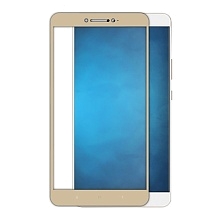 Защитное стекло 4D для XIAOMI Mi MAX золотой кант Monarch.
