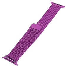 Ремешок для APPLE Watch, сетчатый, миланская петля Milano Loop, 42, 44, 45 mm, цвет фиолетовый Ремешок для APPLE Watch, сетчатый, миланская петля Milano Loop, 42, 44, 45 mm, цвет фиолетовый