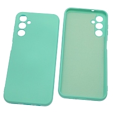 Чехол накладка NANO для SAMSUNG Galaxy A14 4G, силикон, бархат, цвет бирюзовый