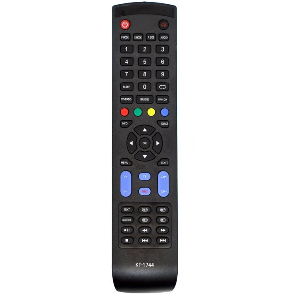 Пульт ДУ KT-1744 для телевизоров DEXP, цвет черный