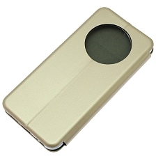 Чехол книжка STYLISH для TECNO Spark 30C 4G, экокожа, визитница, цвет золотистый