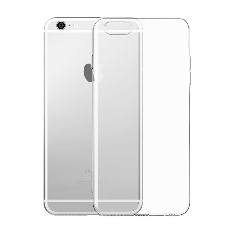 Чехол-накладка для APPLE iPhone 6/6S (5.5") силиконовая прозрачная.