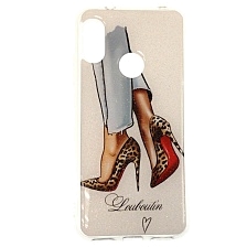 Чехол накладка для XIAOMI Redmi 6 Pro, Mi A2 Lite, силикон, рисунок Louboutin