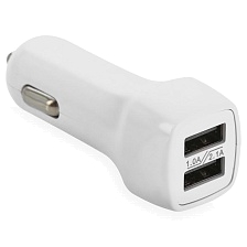 АЗУ (Автомобильное зарядное устройство) NName (2USB/2A), цвет белый.