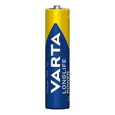 Батарейка VARTA LONGLIFE POWER (HIGH ENERGY) LR03 AAA BL4 Alkaline 1.5V Батарейка VARTA LONGLIFE POWER (HIGH ENERGY) LR03 AAA BL4 Alkaline 1.5V