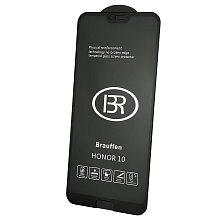 Защитное стекло 9H BR для HUAWEI Honor 10 (COL-L29), P20 (EML-L29), цвет окантовки черный