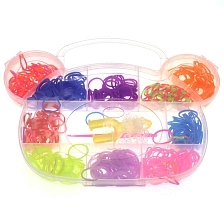 Набор в форме мишки для плетения браслетов, 10 цветов