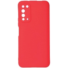 Чехол накладка GPS для HUAWEI Honor X10, силикон, матовый, цвет красный