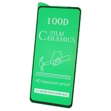 Защитное стекло 100D Ceramics для XIAOMI Redmi Note 10 PRO, цвет окантовки черный Защитное стекло 100D Ceramics для XIAOMI Redmi Note 10 PRO, цвет окантовки черный