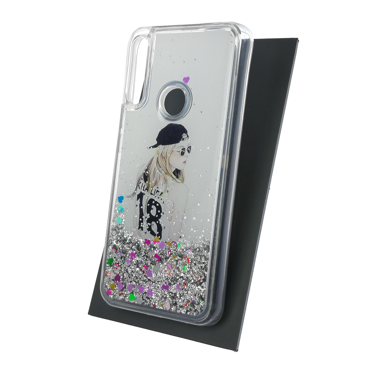Чехол накладка TransFusion для HUAWEI Honor 9X, P Smart Z, Y9 Prime 2019, OPPO F11 Pro, силикон, переливашка, рисунок K18