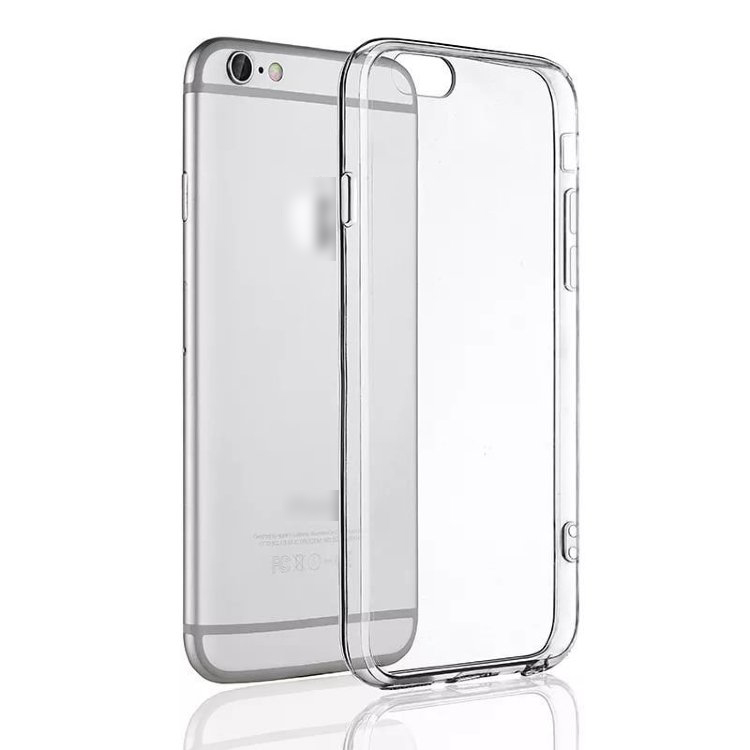Чехол накладка J-Case для APPLE iPhone 6, 6G, 6S, силикон, цвет прозрачный.