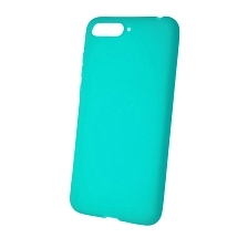 Чехол накладка NEW COLOR для HUAWEI Y6 2018, силикон, цвет бирюзовый.