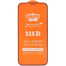 Защитное стекло 111D для APPLE iPhone 12, iPhone 12 Pro (6.1"), цвет окантовки черный