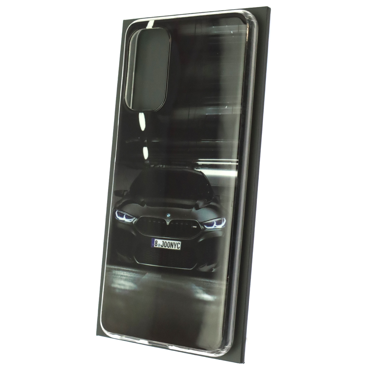 Чехол накладка для SAMSUNG Galaxy M52 (SM-M526), силикон, черный BMW