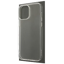 Чехол накладка для APPLE iPhone 13 Pro Max (6.7), силикон, бортик для защиты камеры, цвет прозрачный