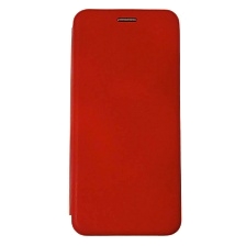 Чехол книжка STYLISH для TECNO Spark 8P, экокожа, визитница, цвет красный