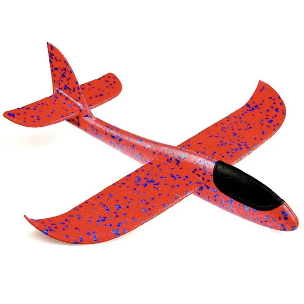 Метательный самолет из пенопласта, 45 см, цвет красный