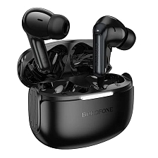 Гарнитура (наушники с микрофоном) беспроводная, BOROFONE FQ9 Plus Peaceful, ANC + ENC Dual, цвет черный