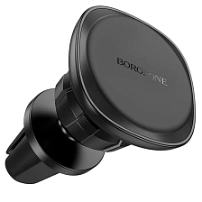 Автомобильный магнитный держатель BOROFONE BH102, в дефлектор воздуховода, цвет черный