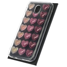 Чехол накладка для SAMSUNG Galaxy J7 2017 (SM-J730), силикон, рисунок 3D сердечки 8.