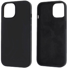Чехол накладка Silicon Case для APPLE iPhone 15 (6.1"), силикон, бархат, цвет черный Чехол накладка Silicon Case для APPLE iPhone 15 (6.1"), силикон, бархат, цвет черный