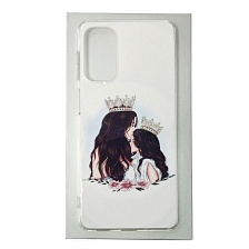 Чехол накладка для SAMSUNG Galaxy M52 (SM-M526), силикон, рисунок Принцессы