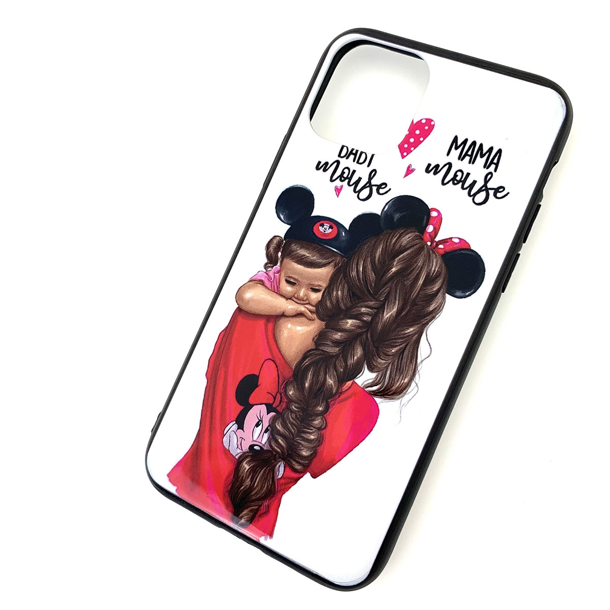 Чехол накладка для APPLE iPhone 11 Pro 2019, силикон, рисунок MAMA mouse BABY.