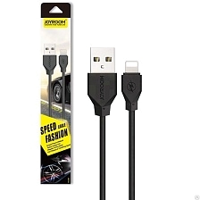 Кабель-USB для iPhone lightning JOYROOM S-L123 (1м), черный.