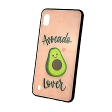 Чехол накладка для SAMSUNG Galaxy A10 (SM-A105), M10 (SM-M105), силикон, стекло, рисунок AVOCADO Lover.