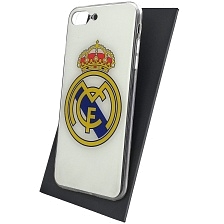 Чехол накладка для APPLE iPhone 7 Plus, iPhone 8 Plus, силикон, глянцевый, рисунок Белая Корона CMF