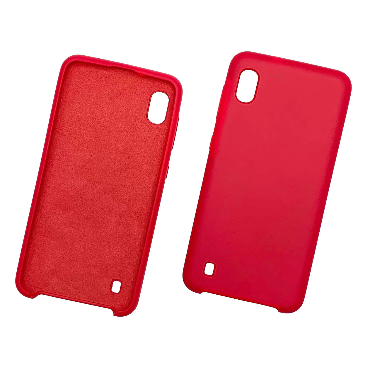 Чехол накладка Silicon Cover для Samsung A10 2019 (SM-A105), силикон, бархат, цвет бордовый. Чехол накладка Silicon Cover для Samsung A10 2019 (SM-A105), силикон, бархат, цвет бордовый.