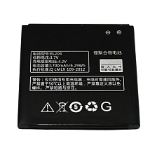 АКБ (Аккумулятор) BL204 для Lenovo (A670T/A586/A705E/S696/A636T), 3.7V, 1700mAh
