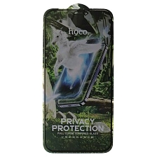 Защитное стекло Антишпион HOCO G11 для APPLE iPhone 12 (6.1"), iPhone 12 Pro (6.1"), цвет окантовки черный Защитное стекло Антишпион HOCO G11 для APPLE iPhone 12 (6.1"), iPhone 12 Pro (6.1"), цвет окантовки черный