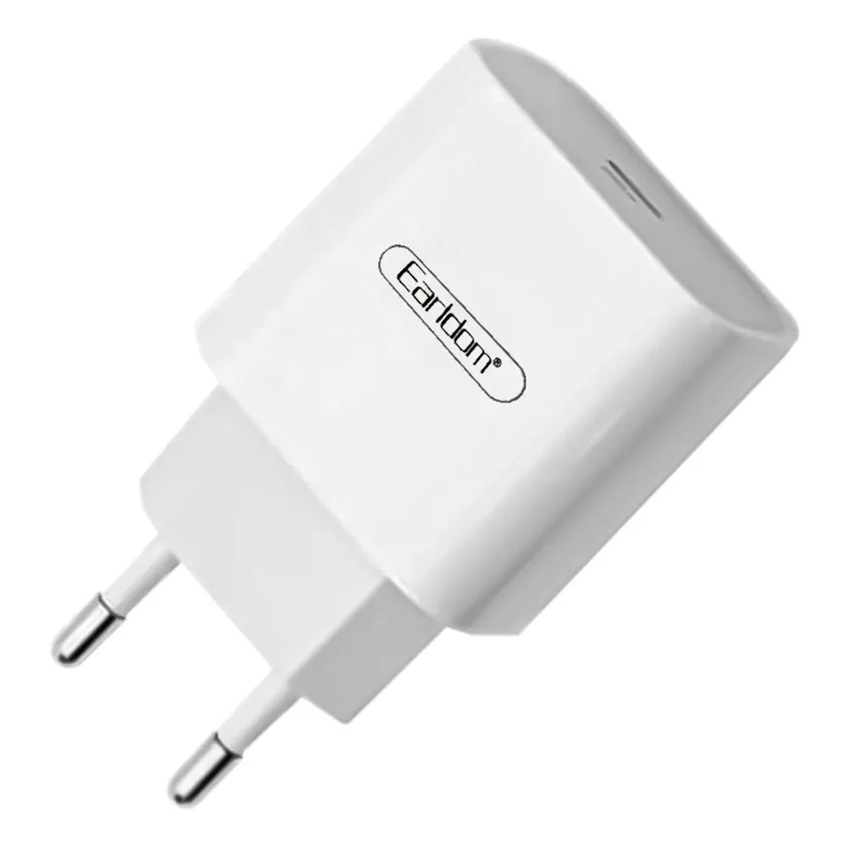 СЗУ (Сетевое зарядное устройство) EARLDOM ES-KC23, 18W, 1 USB Type C, цвет белый