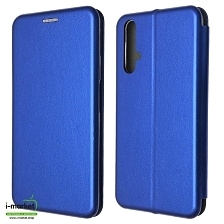 Чехол книжка STYLISH для HUAWEI Honor 20 (YAL-L21), Nova 5T, экокожа, визитница, цвет синий
