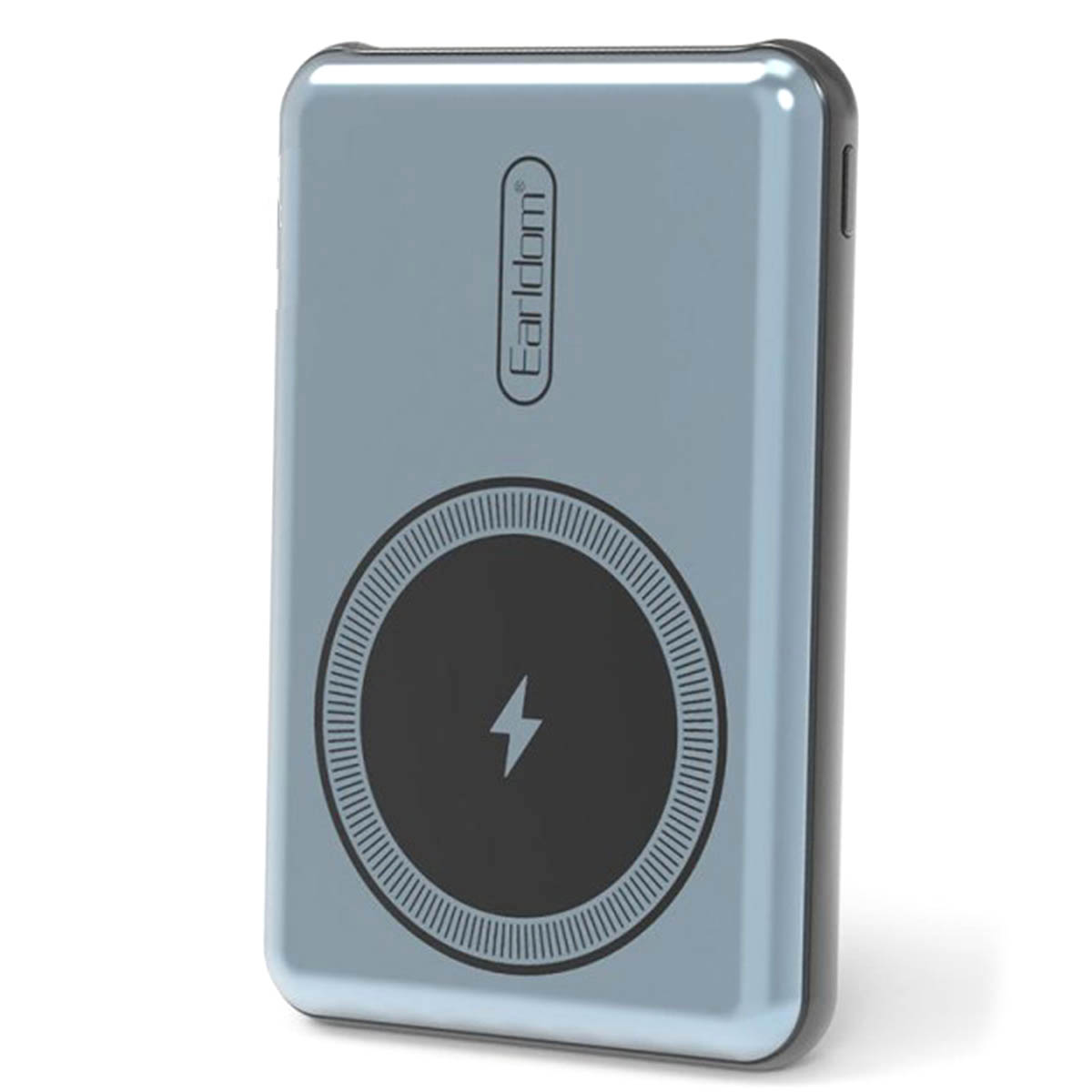 Внешний беспроводной аккумулятор EARLDOM PD12, MagSafe, емкость 5000 mAh, цвет голубой