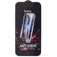 Защитное стекло HOCO G10 Anti-static для APPLE iPhone 12 Pro Max, цвет окантовки черный