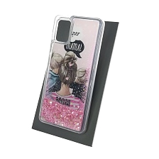 Чехол накладка TransFusion для SAMSUNG Galaxy A51 (SM-A515), силикон, переливашка, рисунок super MOM girl MOM.