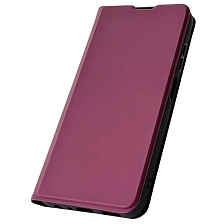 Чехол книжка для SAMSUNG Galaxy A05s, визитница, цвет бордовый